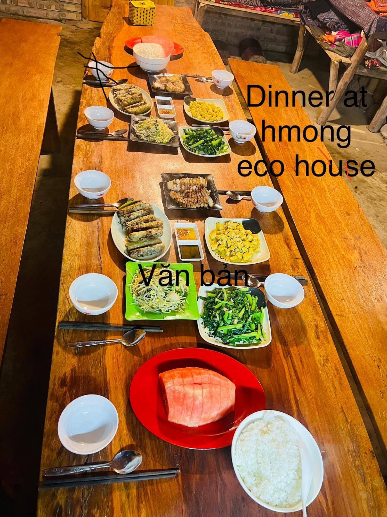 Apartmán H'Mong Eco House Lao Cai Exteriér fotografie